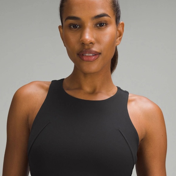 Lululemon Wunder Train Racerback Black Crop Top Size 12 - Picture 2 of 9
